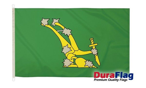 DuraFlag® Starry Plough Green Premium Quality Flag